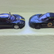 And here the Kyosho model meets the road going cousin made by Matchbox. Both in British racing green... Just how I like my British cars!